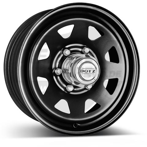 6x15 ET45 OFFROAD STAHL DOTZ Pharao dark